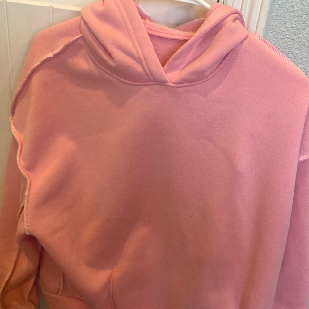 Pink hoodie